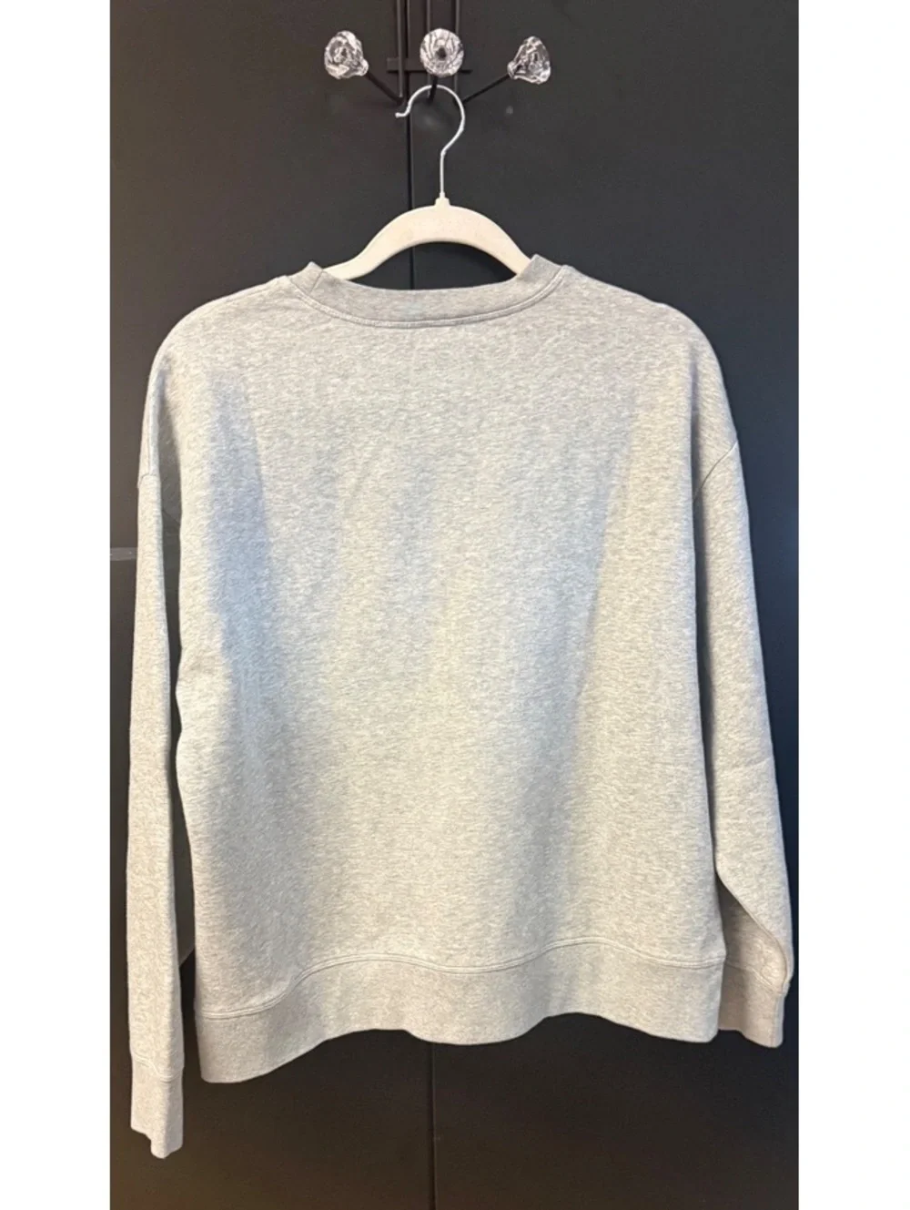 J.Crew Gray 'Paris' Fleece Sweatshirt Size Large